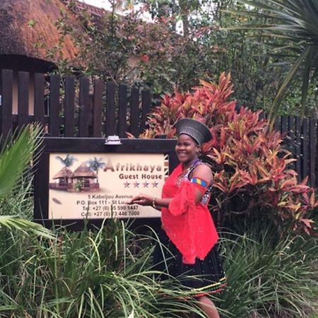 Afrikhaya Guest House Saint Lucia Estuary Exteriör bild
